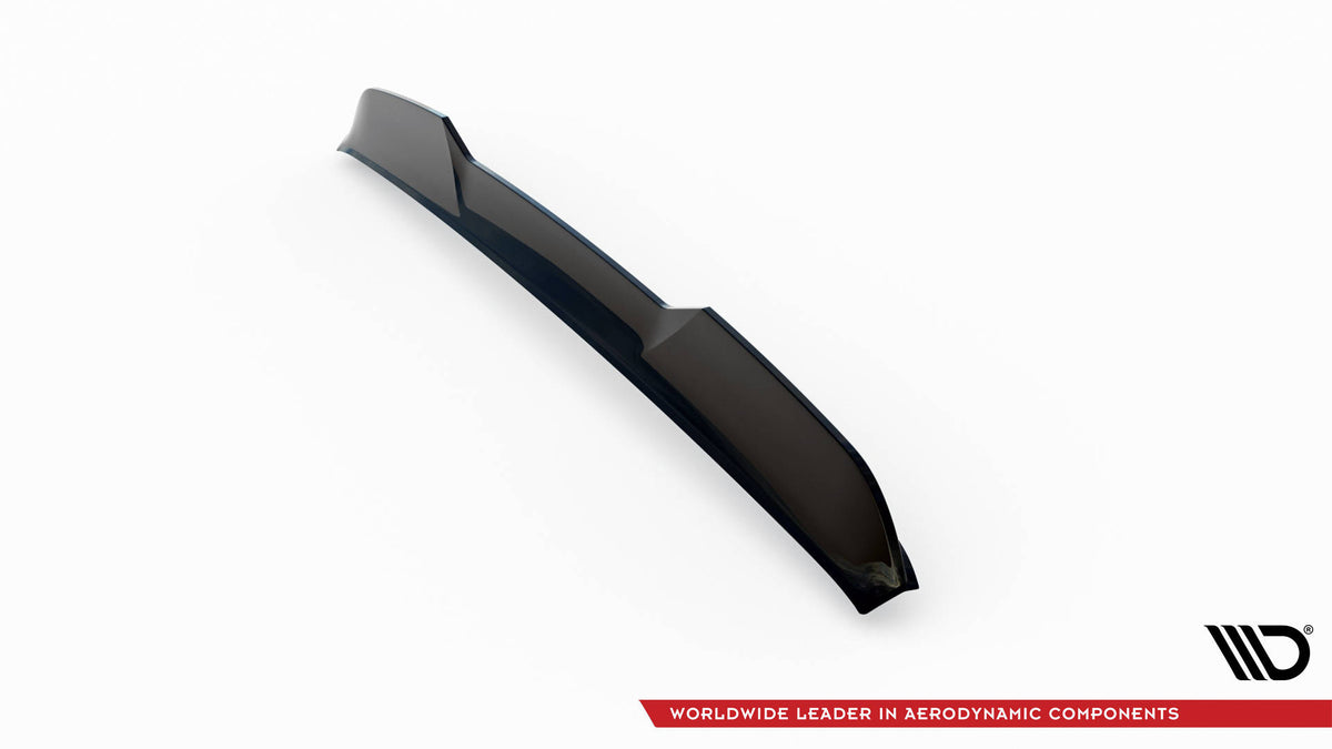 Detaljbilde av blank sort spoiler cap for Volkswagen Multivan T7