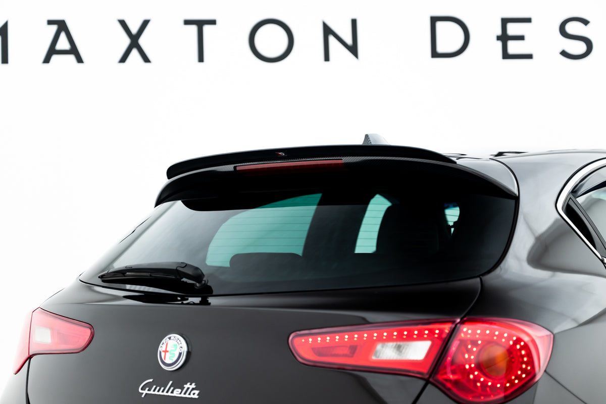 Spoiler Cap i blank sort ABS til Alfa Romeo Giulietta Zender