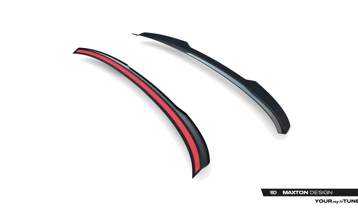 ABS Spoiler Cap i Gloss Black for Audi S3 Sedan 8Y Facelift