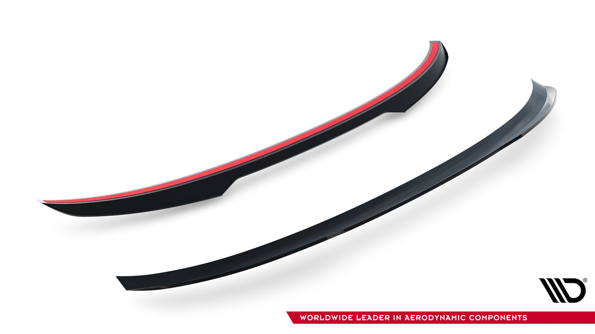 Spoiler cap for Audi S5 B10 vist med medfølgende 3M-tape og avfettingsklut
