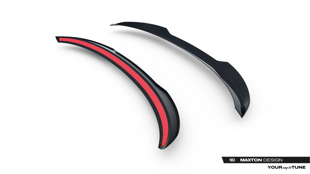Aerodynamisk Spoiler Cap i ABS til Audi Q6 e-tron sett fra siden