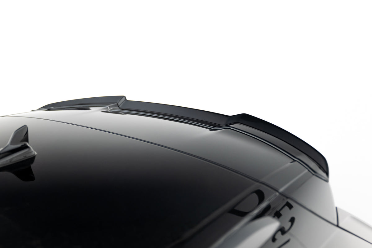 Spoiler Cap til Audi Q7 S-Line sett fra siden i blank sort