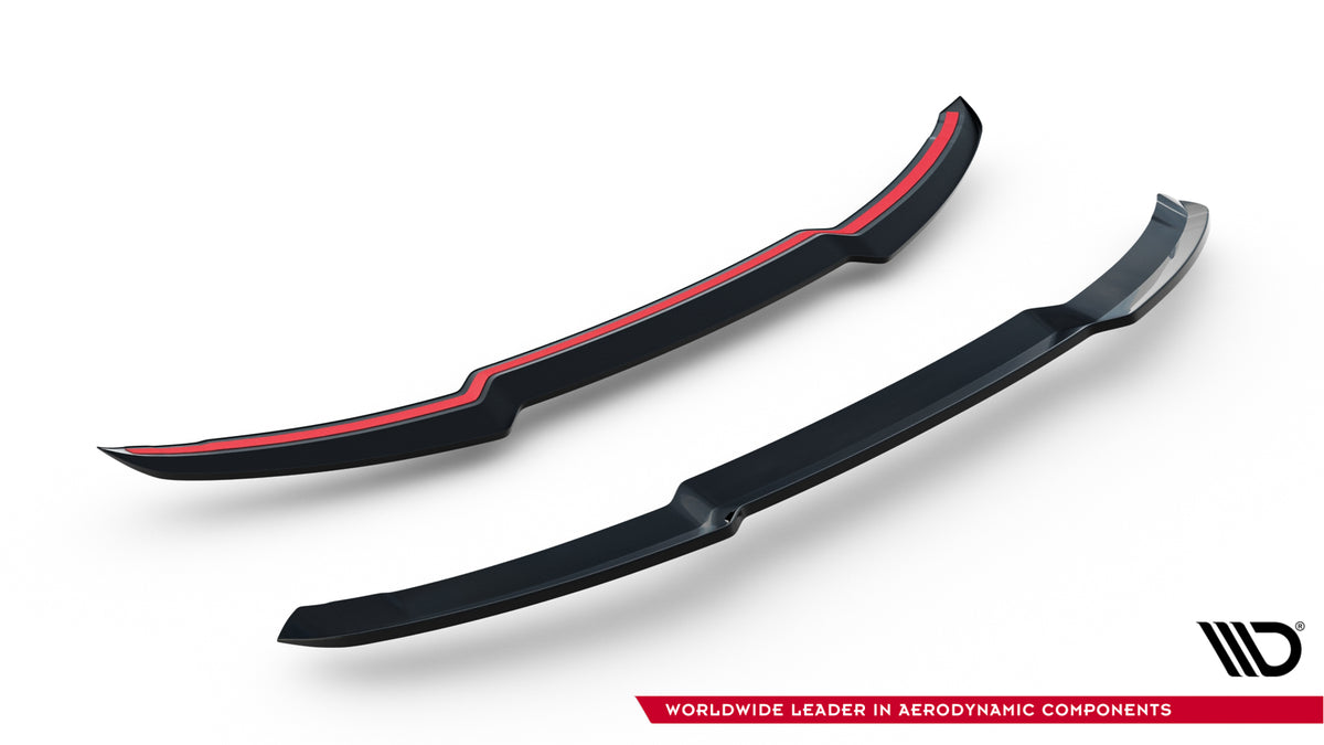 Spoiler Cap i ABS-plast til Audi SQ7 Mk2 Facelift 2 ovenfra
