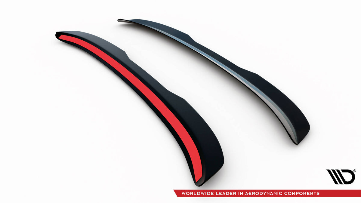 Spoiler cap med medfølgende 3M-tape og avfettingsklut for Audi RS4 B7