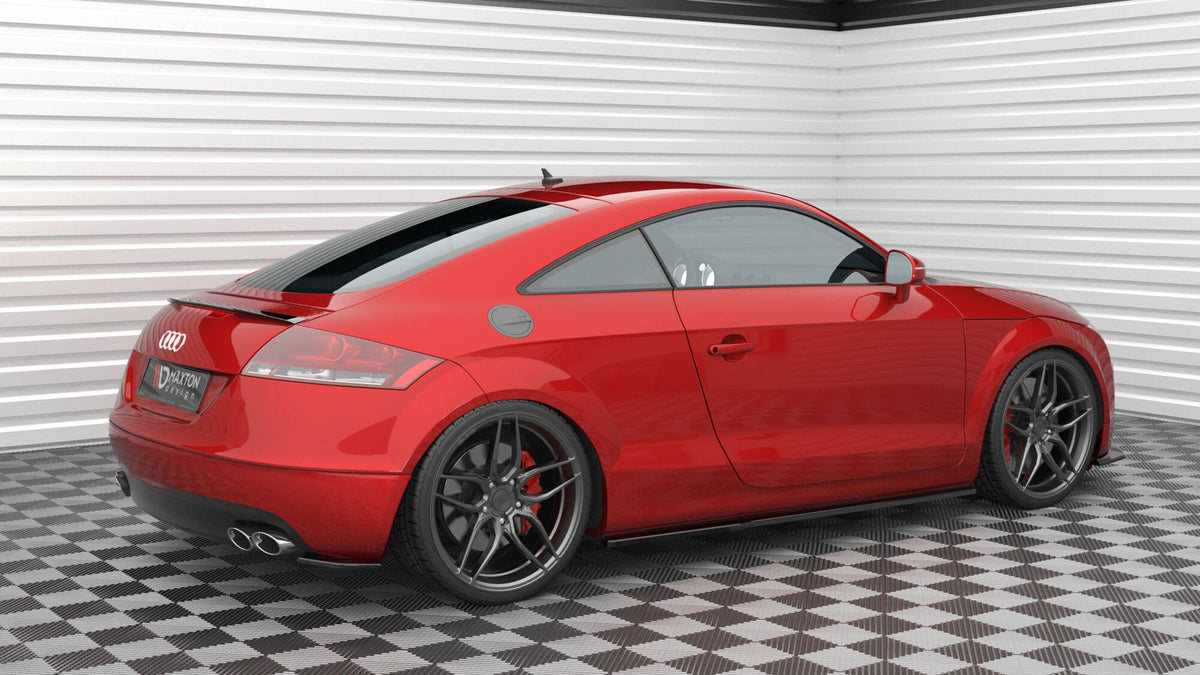 Maxton Design spoilerforlenger for Audi TT 8J nærbilde av overflaten