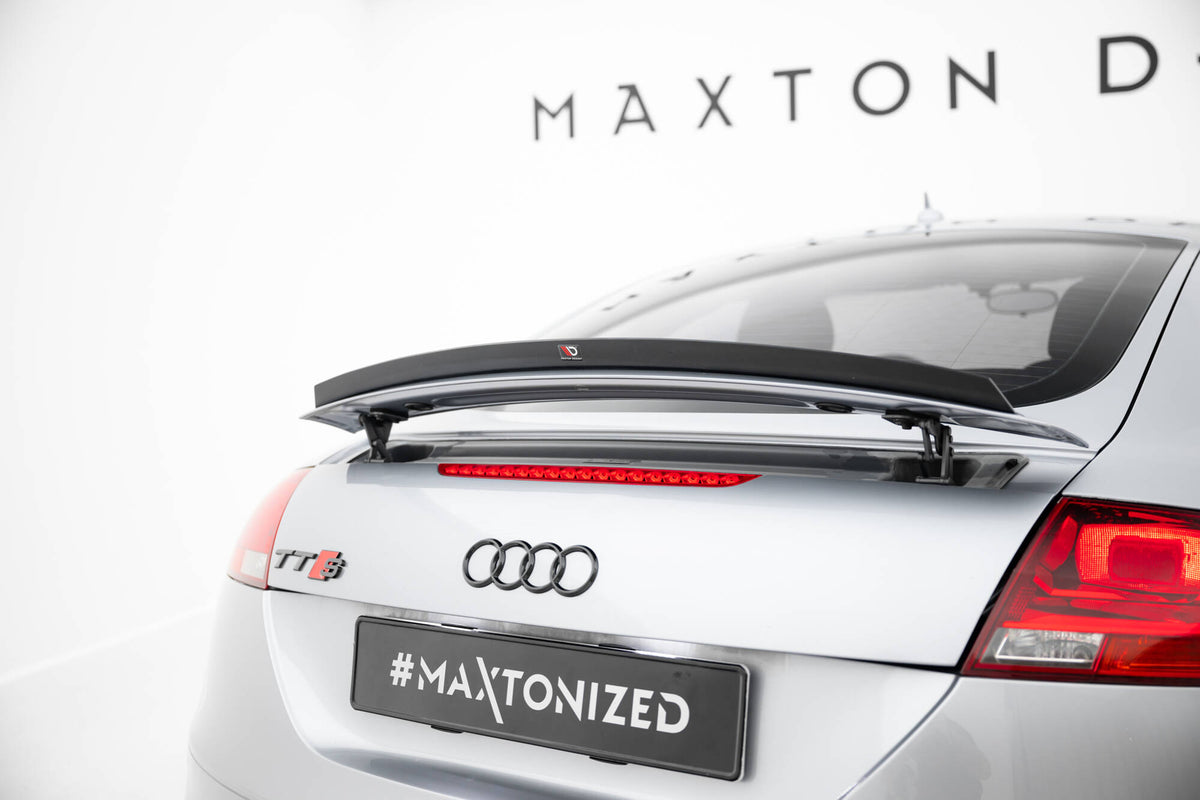 Spoiler Cap fra Maxton Design til Audi TT 8J sett bakfra