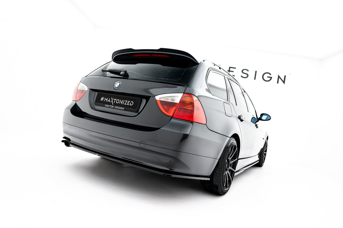 Spoiler BMW 3 E91 M-Pack Facelift 08-11 vist montert