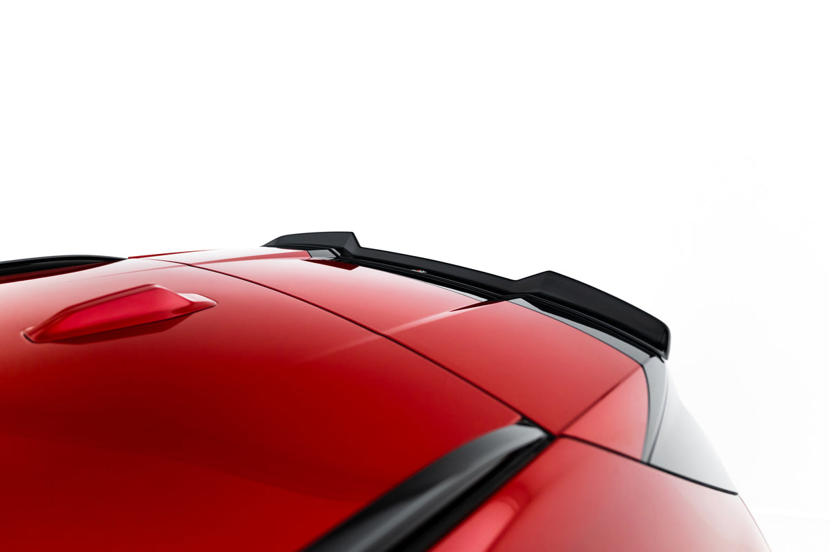 Maxton Design Spoiler Cap montert på BMW X3 G45 M-Pakke, sett bakfra