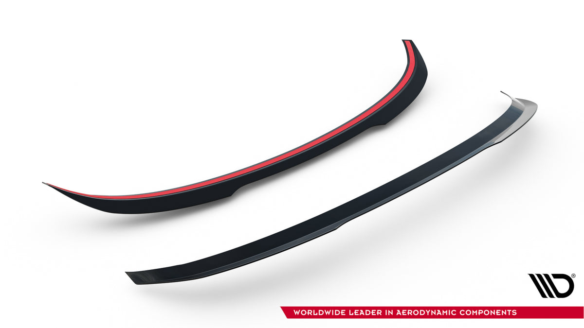Sammenligning av ulike spoilervarianter for Ford Focus MK4 Hatchback