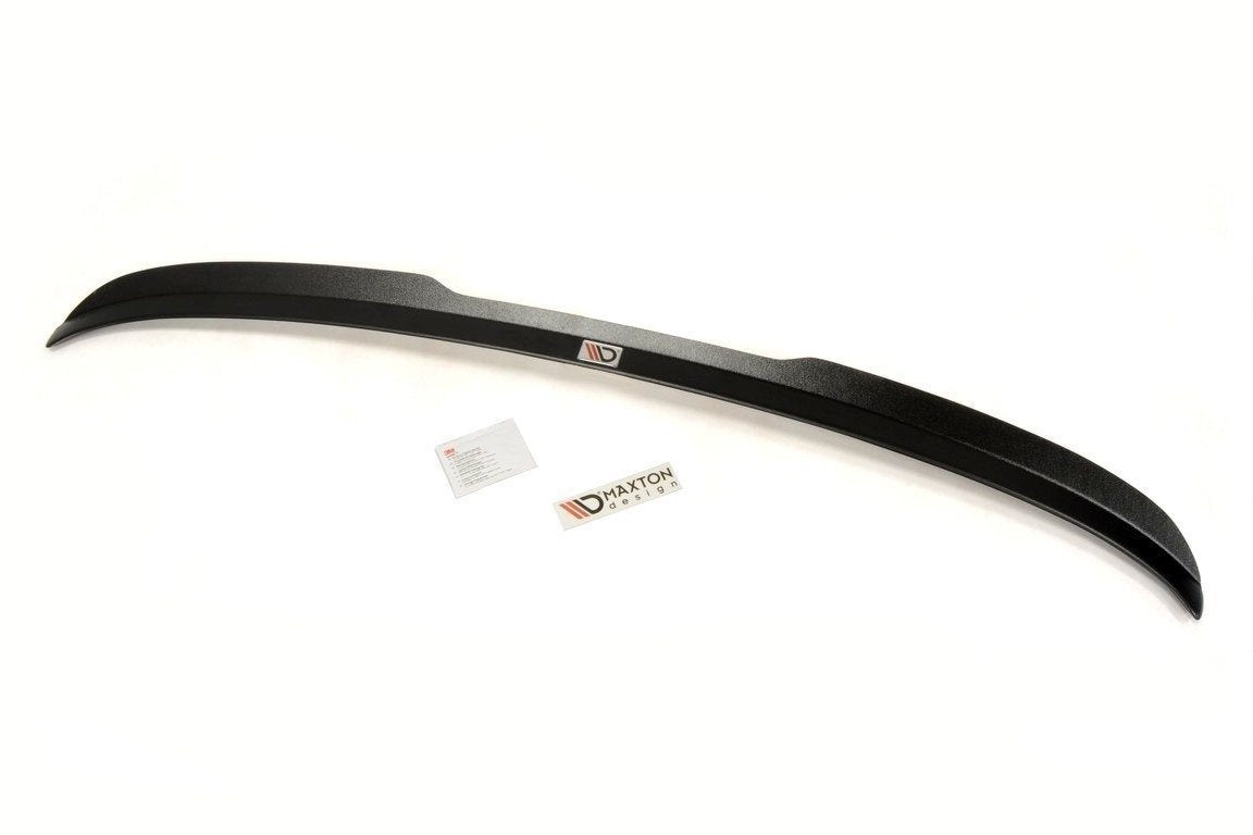 Spoiler cap til Ford Focus ST MK2, sett bakfra med sort finish