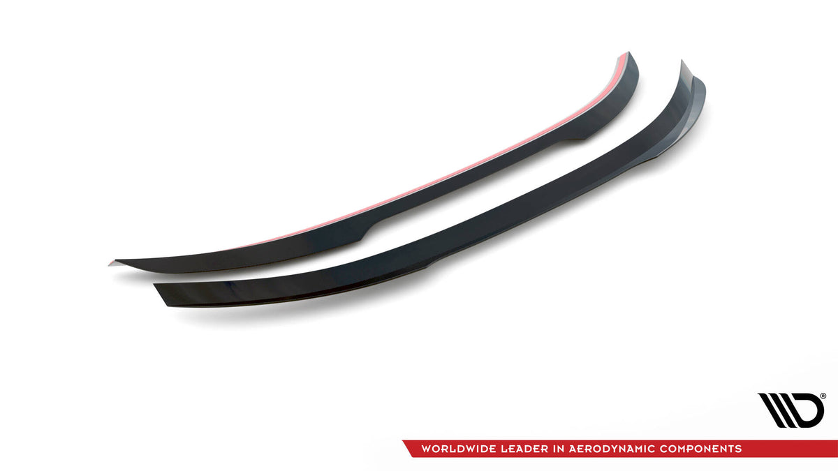 Hyundai I30 Fastback N-Line MK3 med spoiler cap fra skrå vinkel bakfra