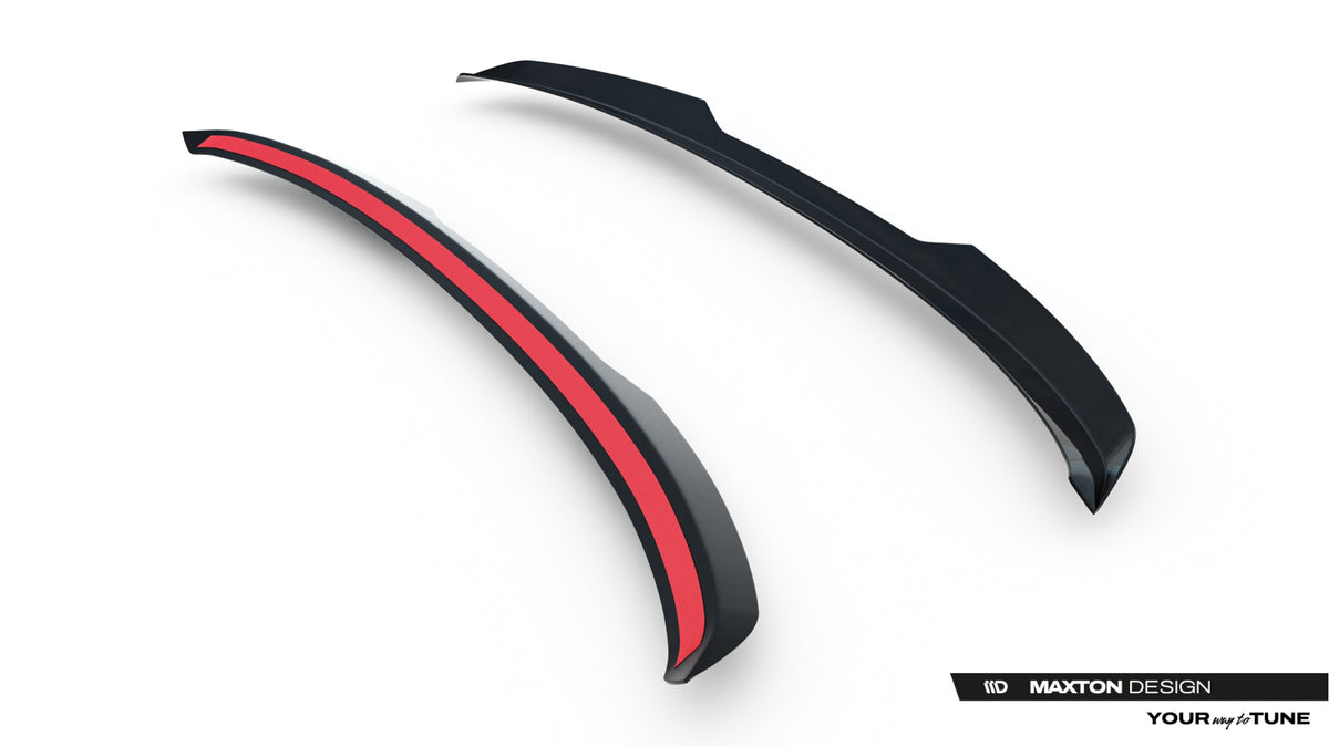 Detaljbilde av spoiler cap i ABS-plast til Hyundai Tucson Mk4 Facelift