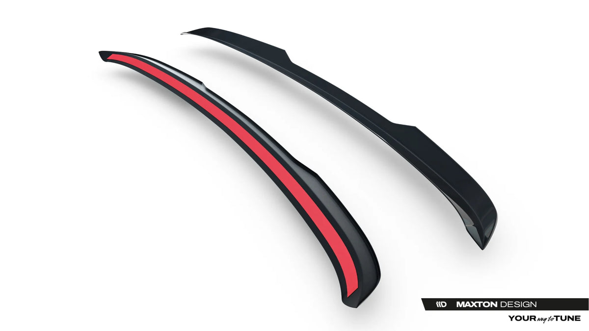 Hekkparti på Jeep Grand Cherokee L Mk5 med montert Spoiler Cap i Gloss Black