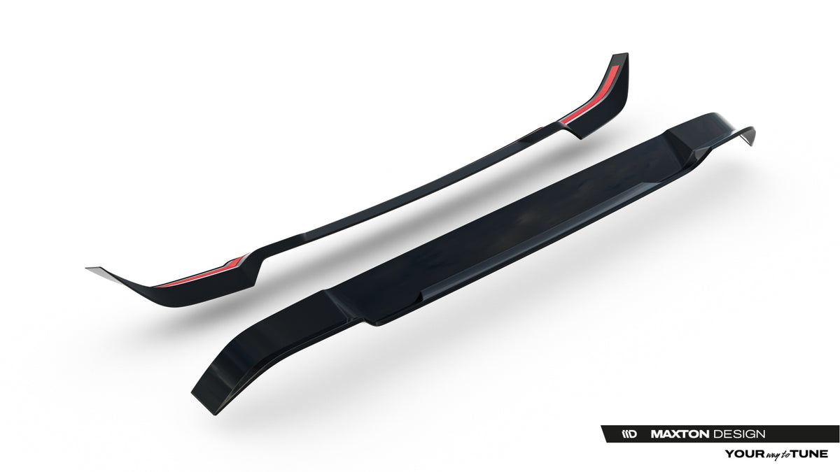Land Rover Defender MK4 med spoiler cap sett fra skrå vinkel