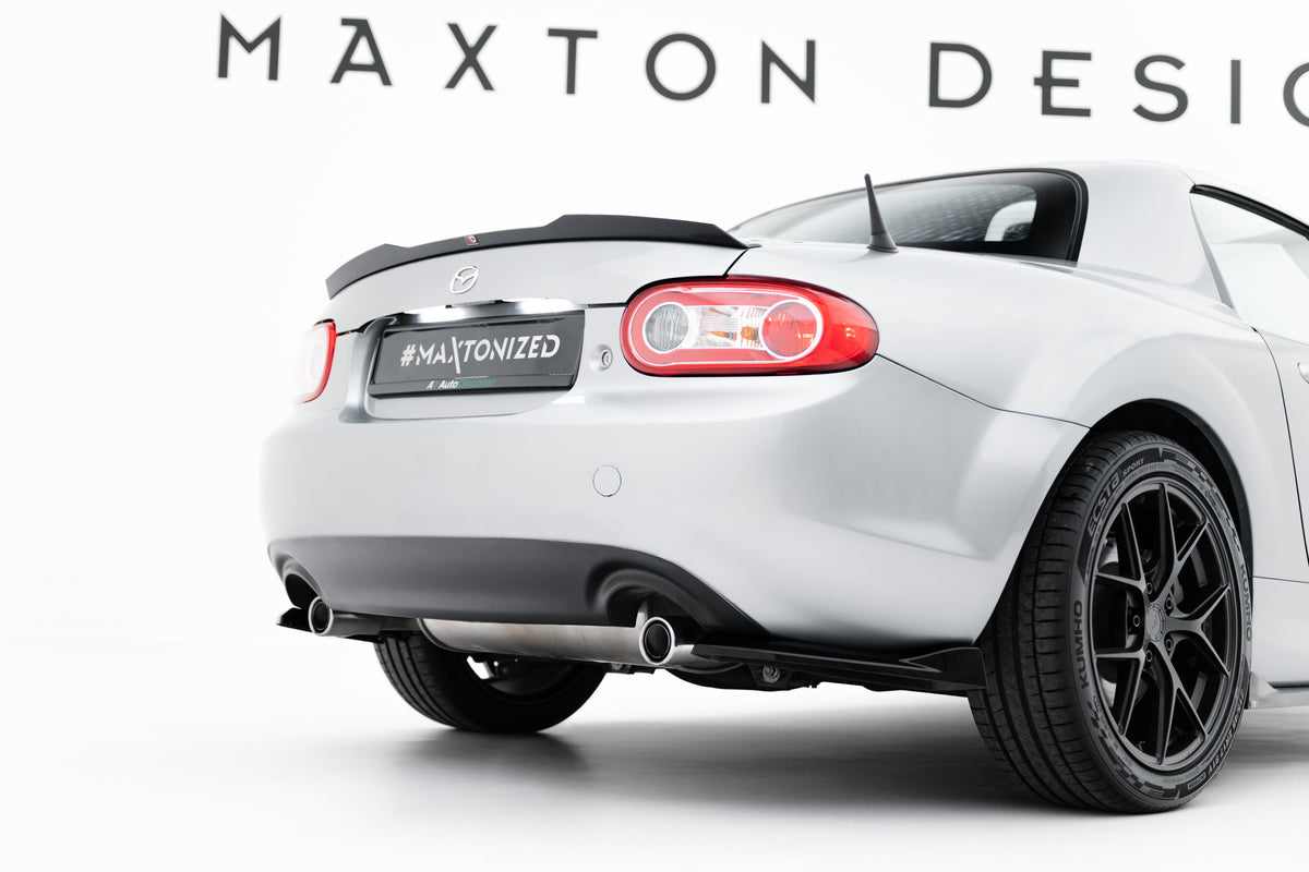 Spoiler Cap til Mazda MX-5 Mk3 (NC) Facelift i høyglans sort ABS
