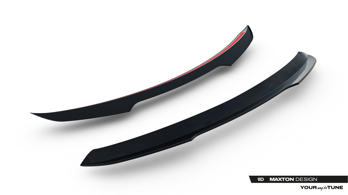 Spoiler Cap i ABS Gloss Black til Mercedes GLS AMG-Line X167 Facelift