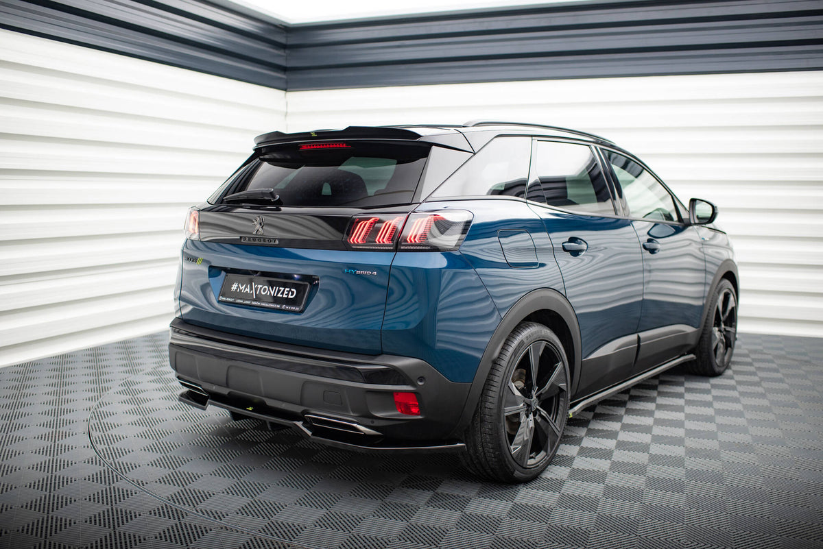 Maxton Design spoiler cap montert på Peugeot 3008 GT-Line i nærbilde