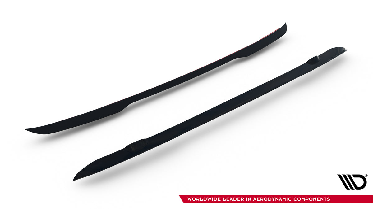 Spoilerforlenger for Peugeot Expert MK3 sett ovenfra med synlig profil