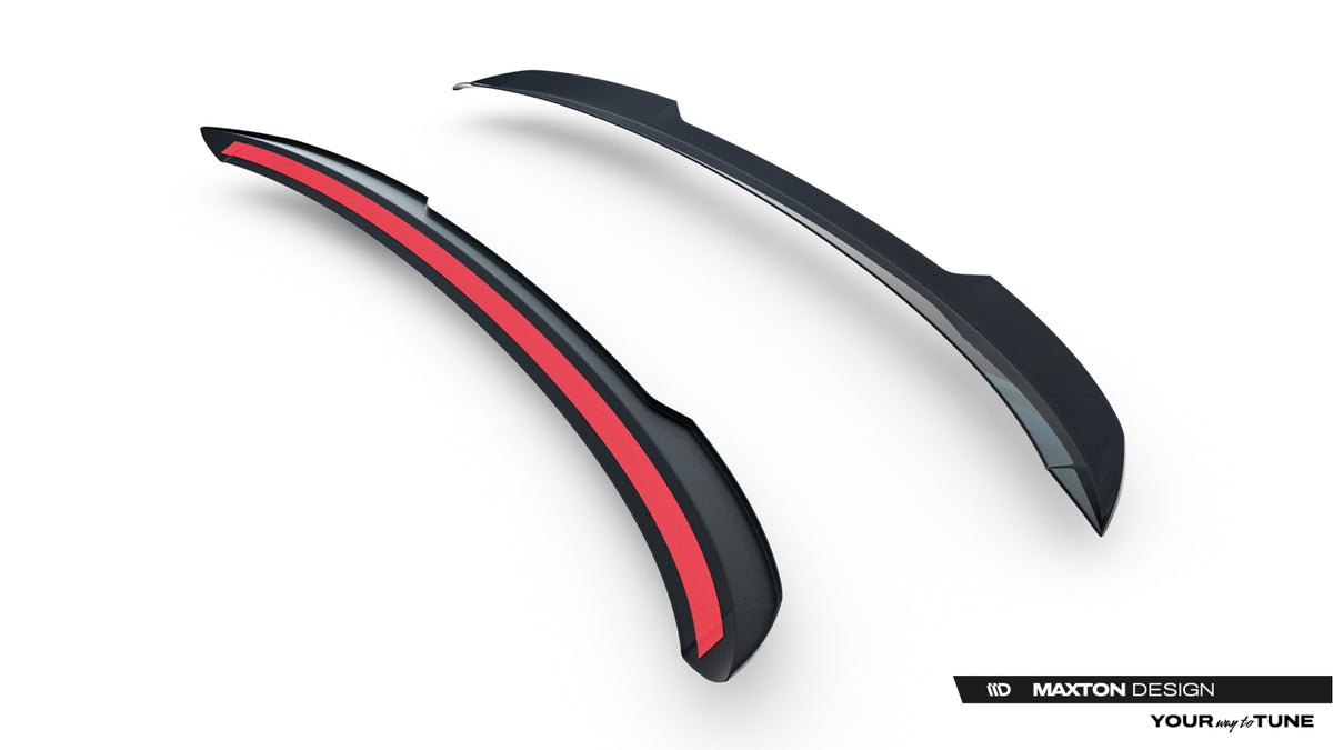Maxton Design Spoiler Cap til Renault Clio Mk5 Facelift bakfra