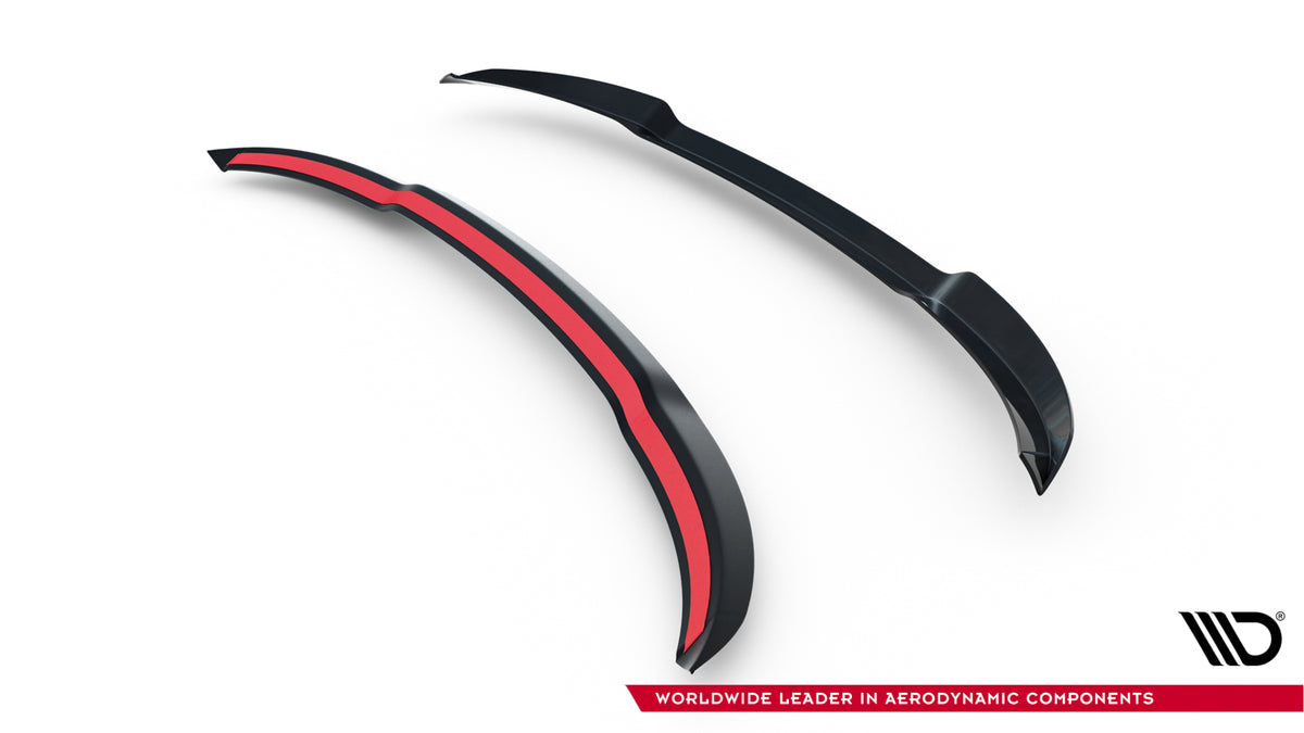 Spoiler cap i ABS-plast for Renault Talisman Grandtour, sett ovenfra