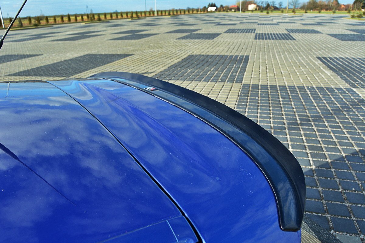 Spoiler cap til Seat Ibiza MK2 Facelift Cupra i strukturert svart sett bakfra