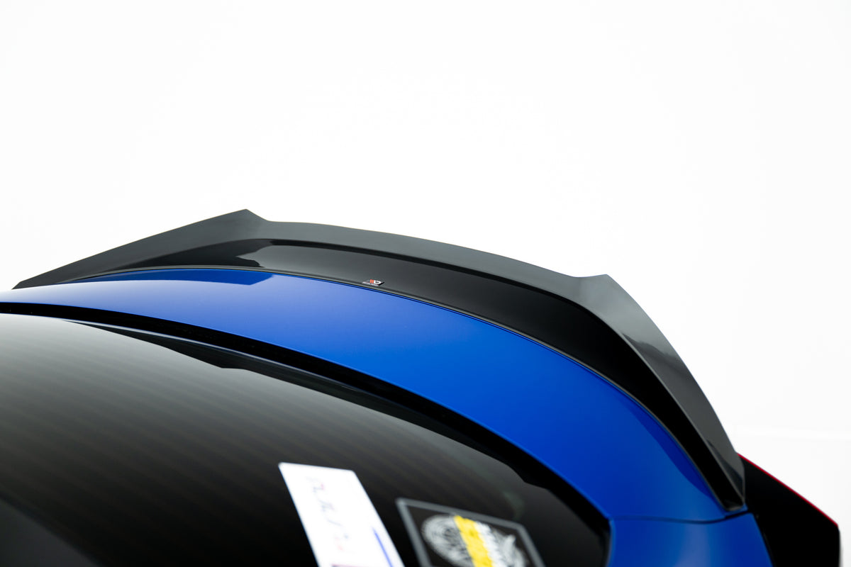 Nærbilde av 3M-tape på Maxton spoiler cap for Subaru BRZ Mk2