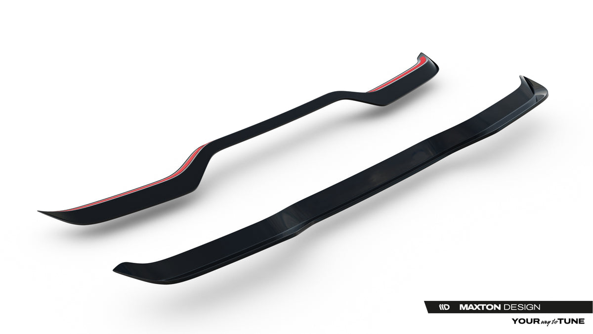 Maxton Design spoiler cap til Toyota C-HR MK2 lagt på flat overflate før montering med synlig underside