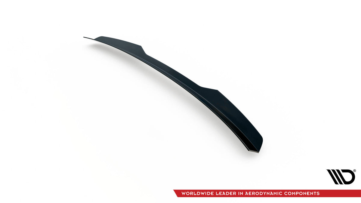 Blank svart spoiler cap til Yaris T-Sport MK1 Facelift sett fra siden