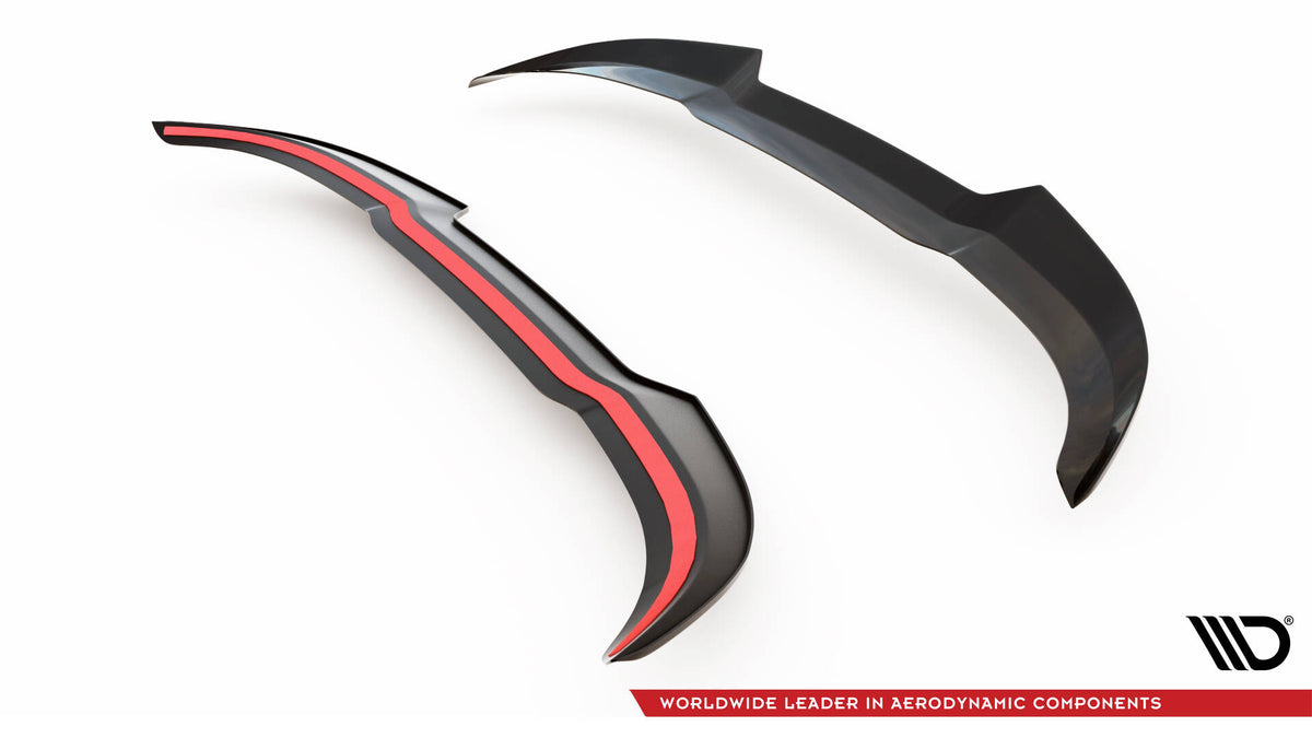 Maxton Design spoiler cap V.1 for Ford Fiesta MK8 sett ovenfra