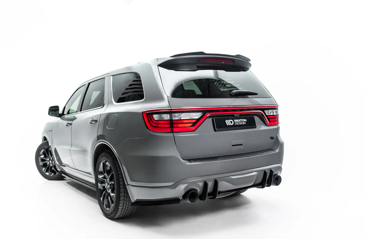 Spoiler Cap V.2 til Dodge Durango Facelift RT Mk3 i blank sort ABS