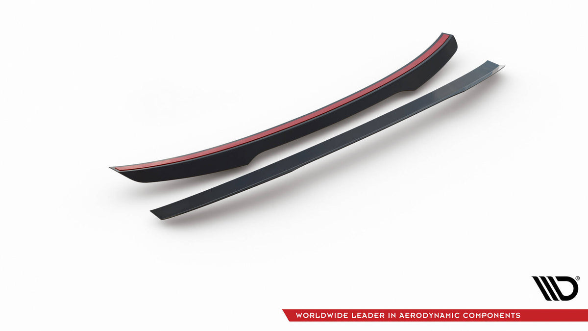 Spoiler cap V.2 for Skoda Kodiaq Sportline sett fra siden med synlig profil