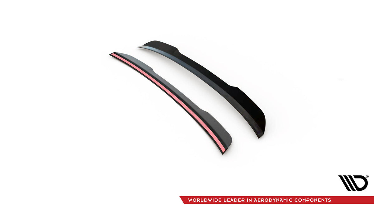 Spoiler cap for VW Passat B8 R-Line vist fra skrå vinkel bakfra