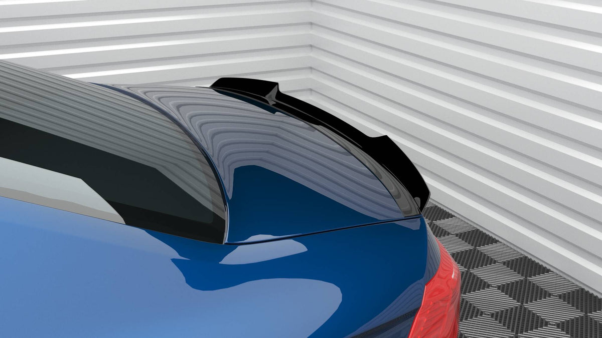 Nærbilde av spoilerforlenger i ABS-plast for VW Passat R-Line MK8