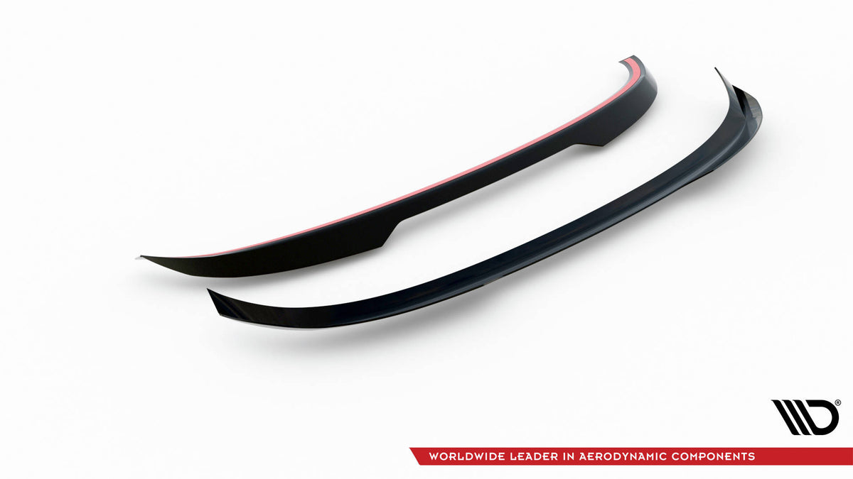 Spoiler cap til Volvo XC60 Mk1 Facelift vist fra siden på bakluken