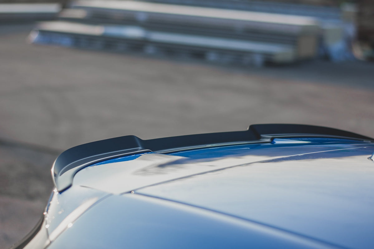 Spoiler BMW X2 F39 M-Pakke montert – bakfra sett