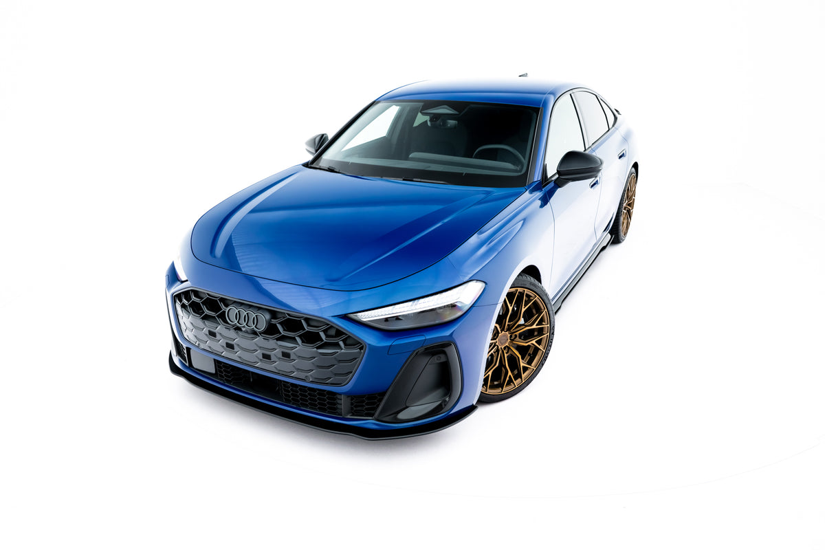Maxton Design frontsplitter montert på Audi A5 S-Line Sedan B10