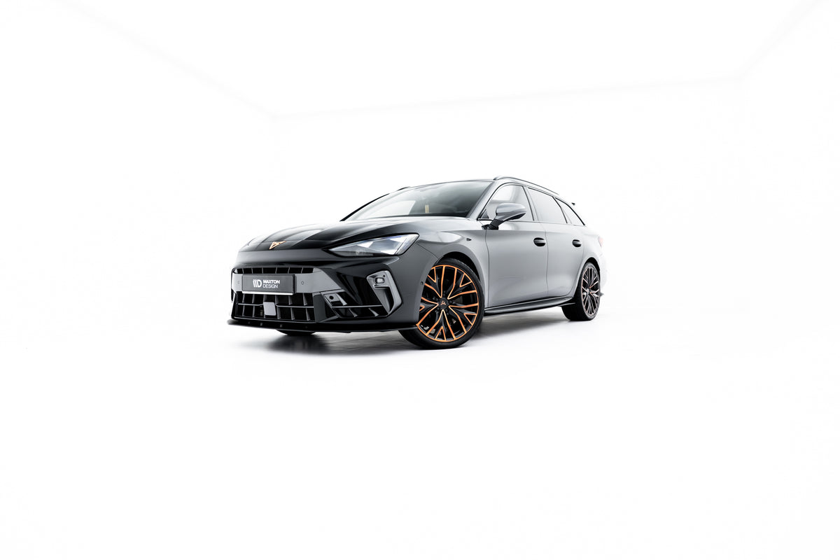 Frontsplitter til Cupra Leon levert med monteringssett i ABS