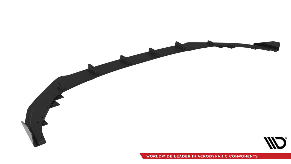 Frontsplitter i 10 mm ABS-plast til Audi A3/S3 Sedan 8Y Facelift