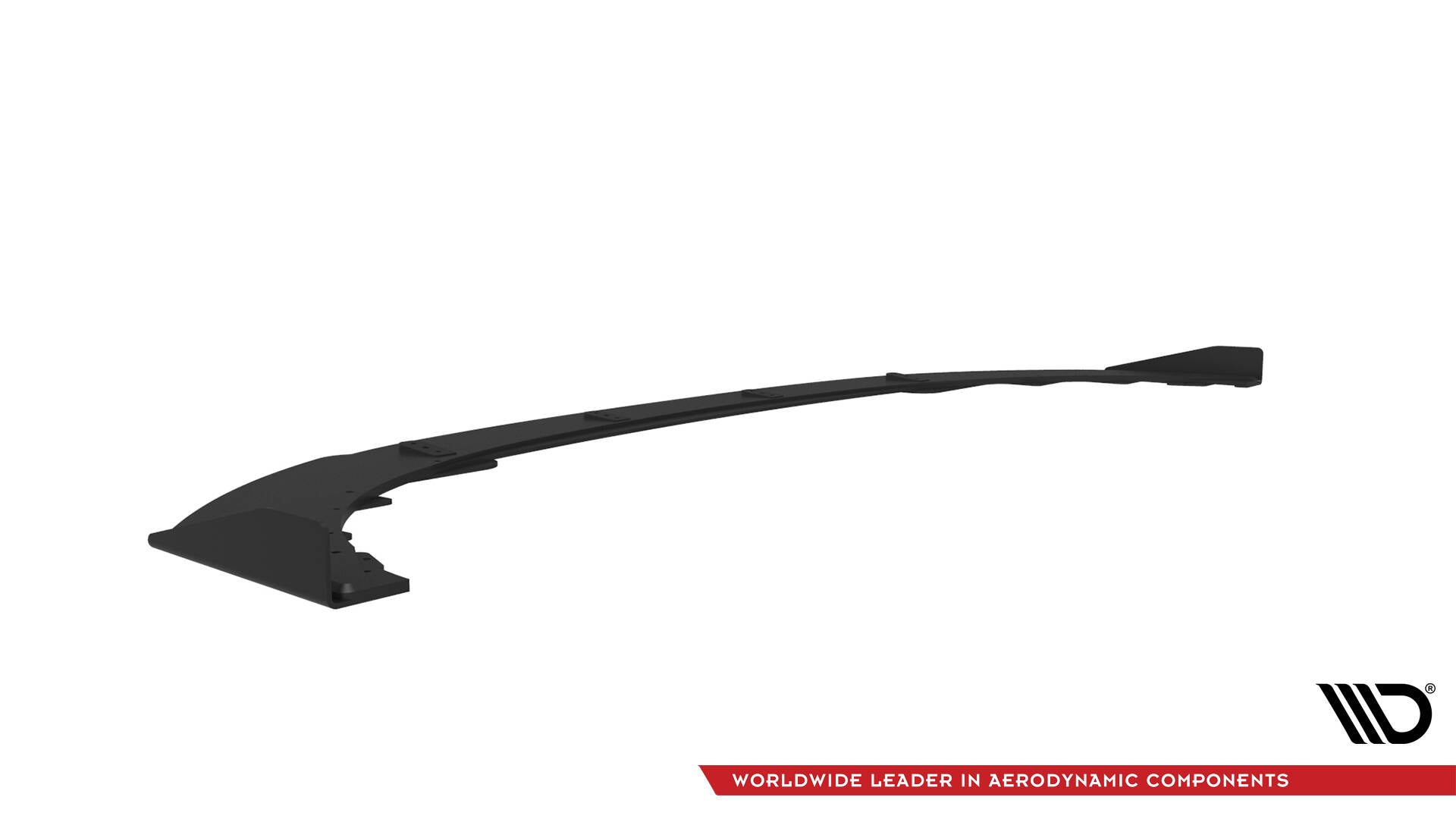 Frontleppe til Kia Proceed GT MK3 Facelift, sort plast med flaps, sidevisning mot hvit bakgrunn.