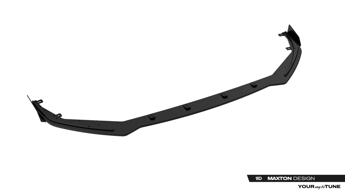 Street Pro frontsplitter med flaps til GR Yaris Mk4 Facelift sett nedenfra