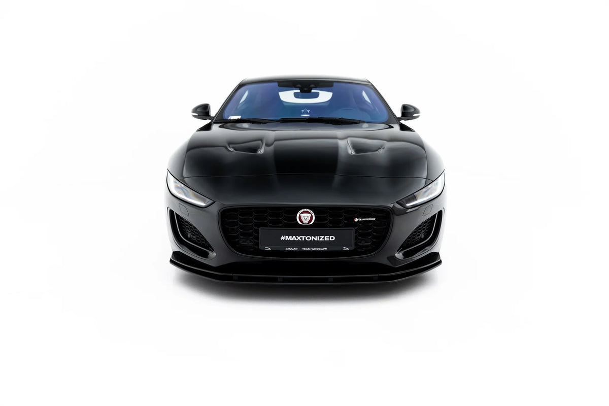 Frontsplitter til Jaguar F-Type X152 fra Maxton Design montert på front