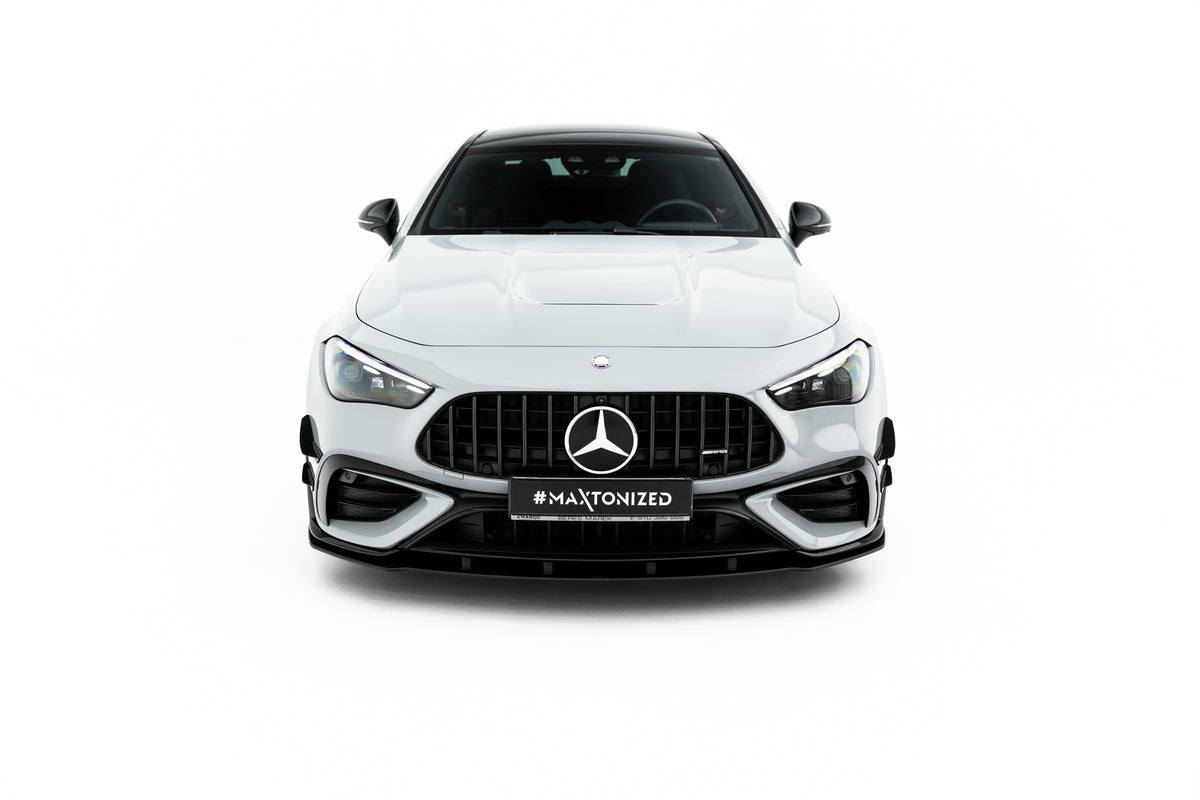 Nærbilde av frontsplitter til Mercedes-AMG CLE 53 i 10 mm ABS