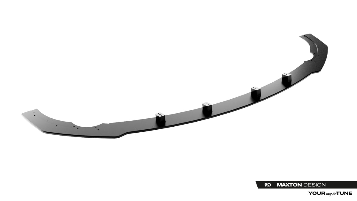 Matt sort frontsplitter til Mercedes-AMG CLE 53 Aero C236 forfra