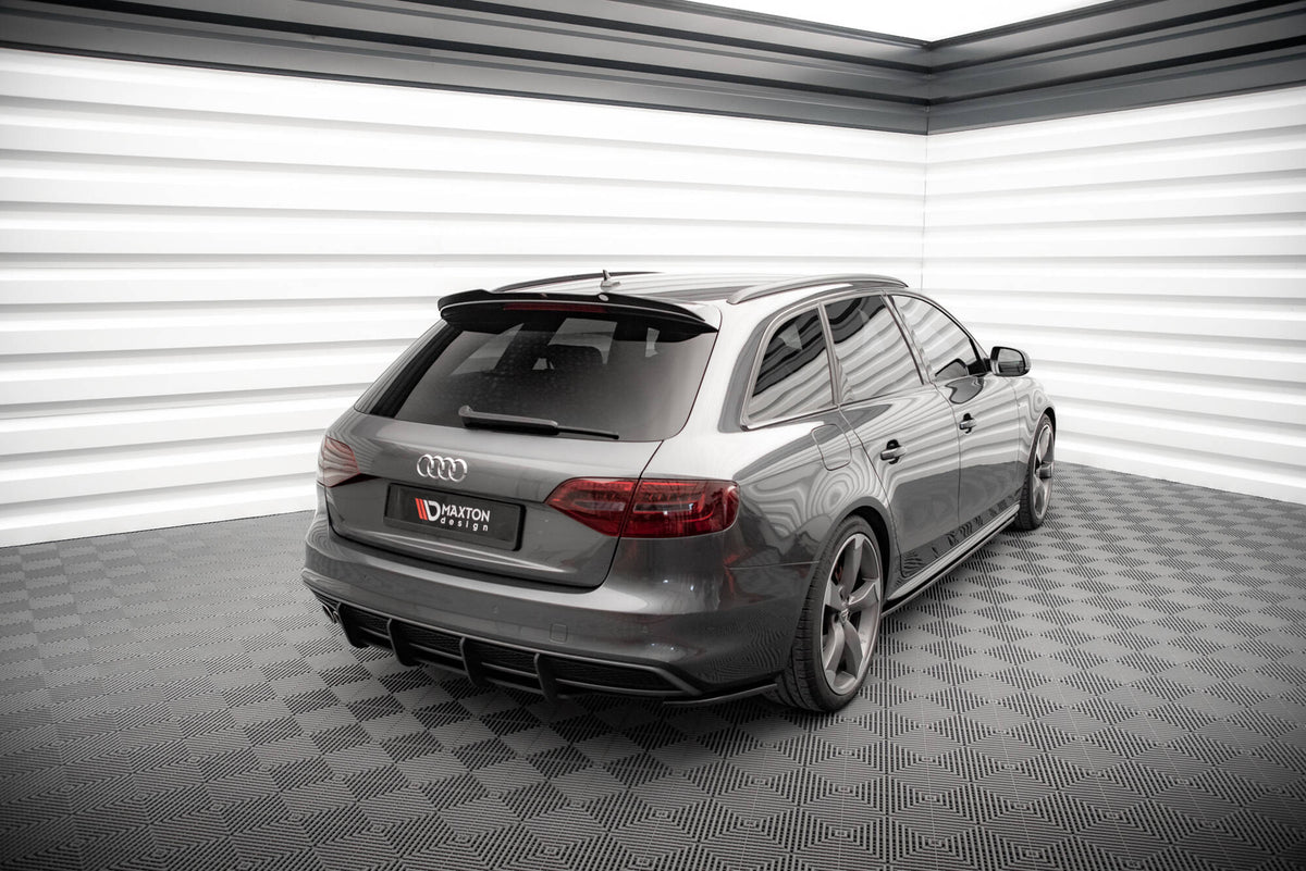 Street Pro bakdiffuser for Audi A4 S-Line B8 Facelift sett bakfra