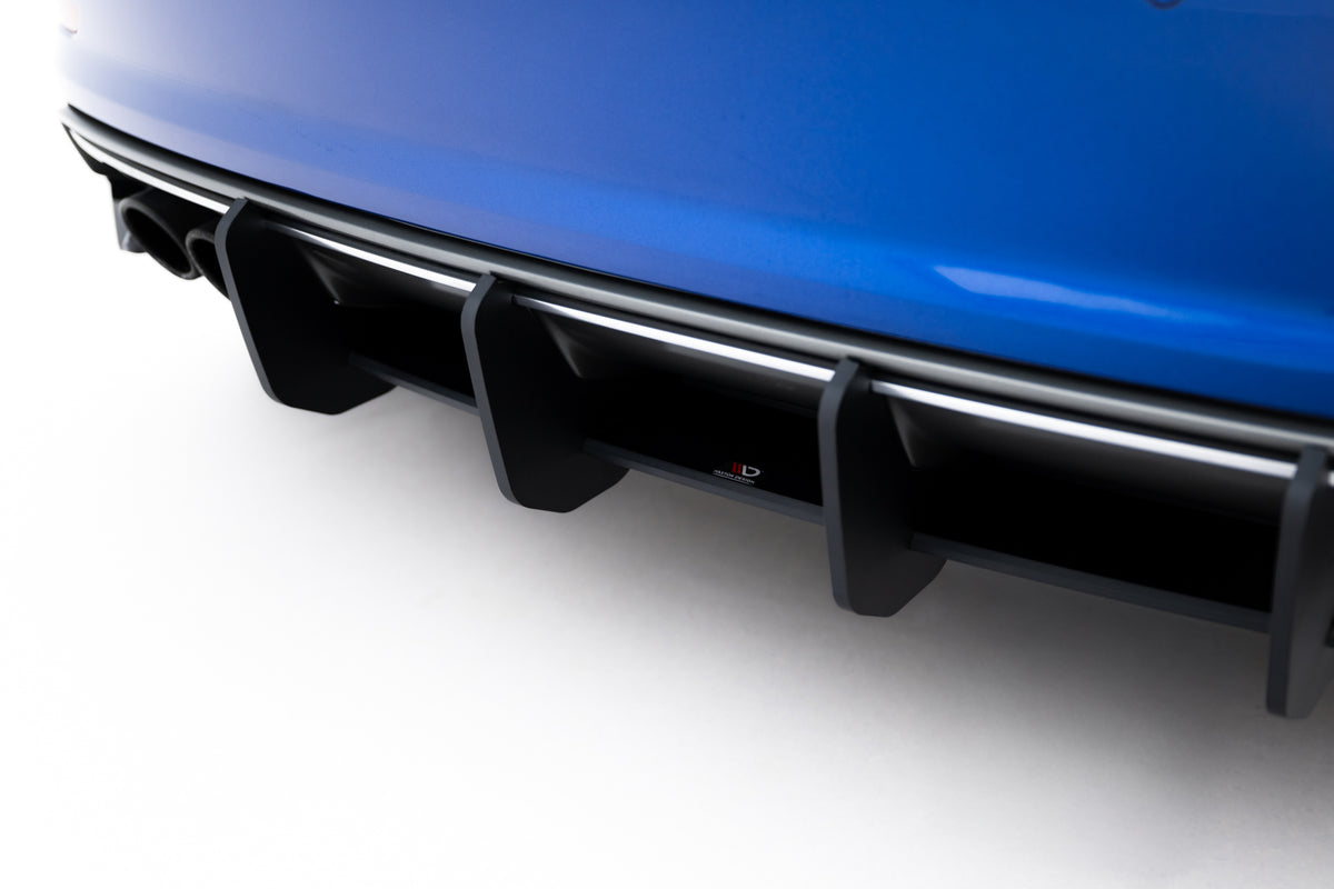 Maxton Design diffuser til Audi S3 8V i matt svart finish