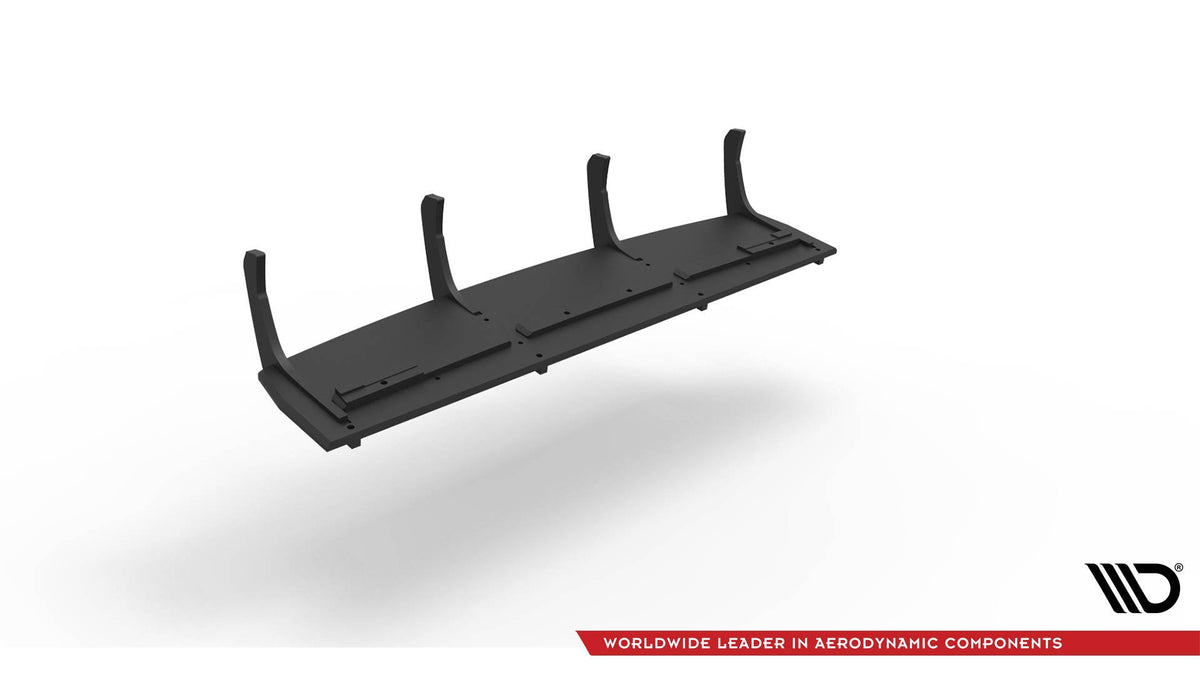 Street Pro diffuser for Audi SQ5 i blank svart finish sett fra siden