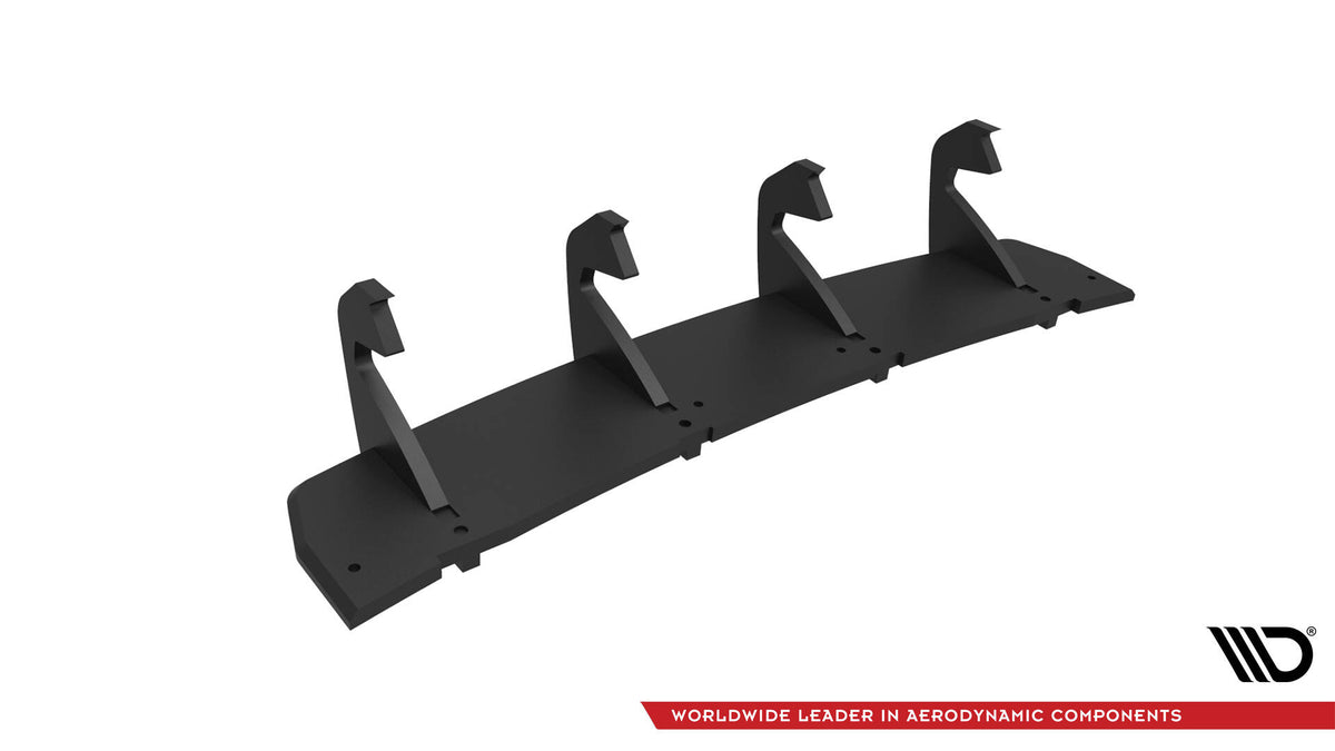 BMW E82 1 M Coupe diffuser V1 i detaljbilde som viser overflatetekstur og festepunkter for enkel montering