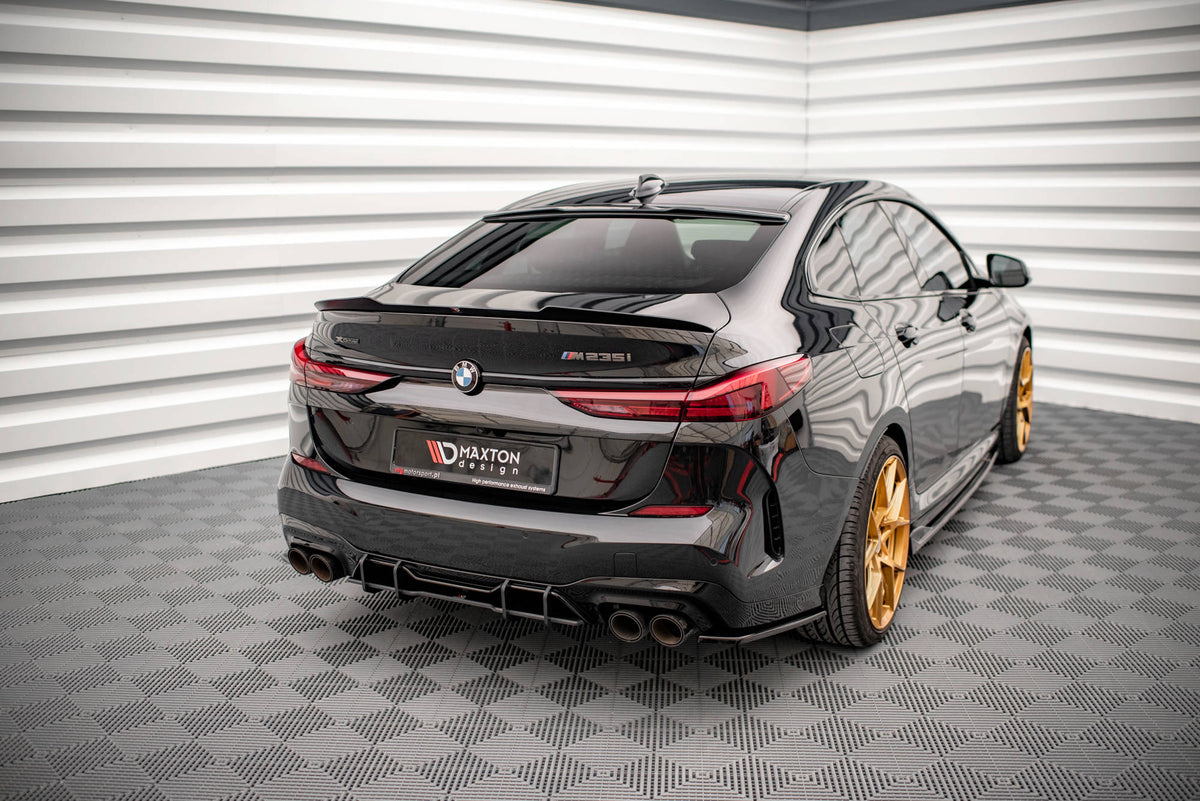 Diffuser BMW M235i Gran Coupe F44 – blank svart ABS-plast