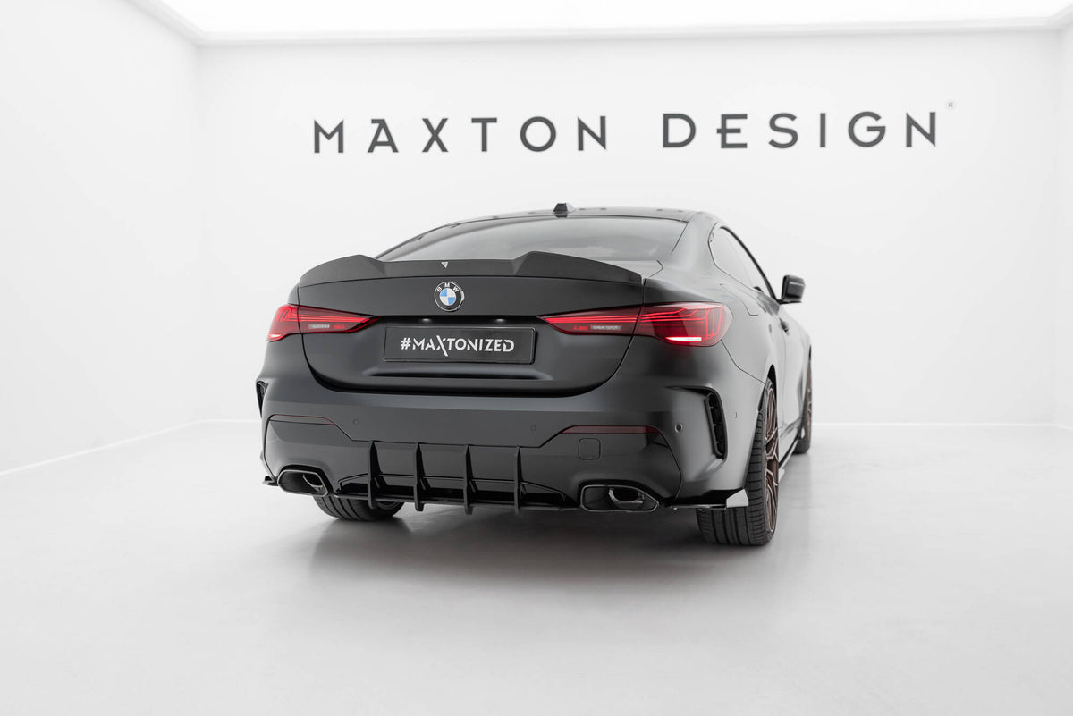 Street Pro bakdiffusor V1 for BMW M440i G22/G23 – nærbilde bakfra