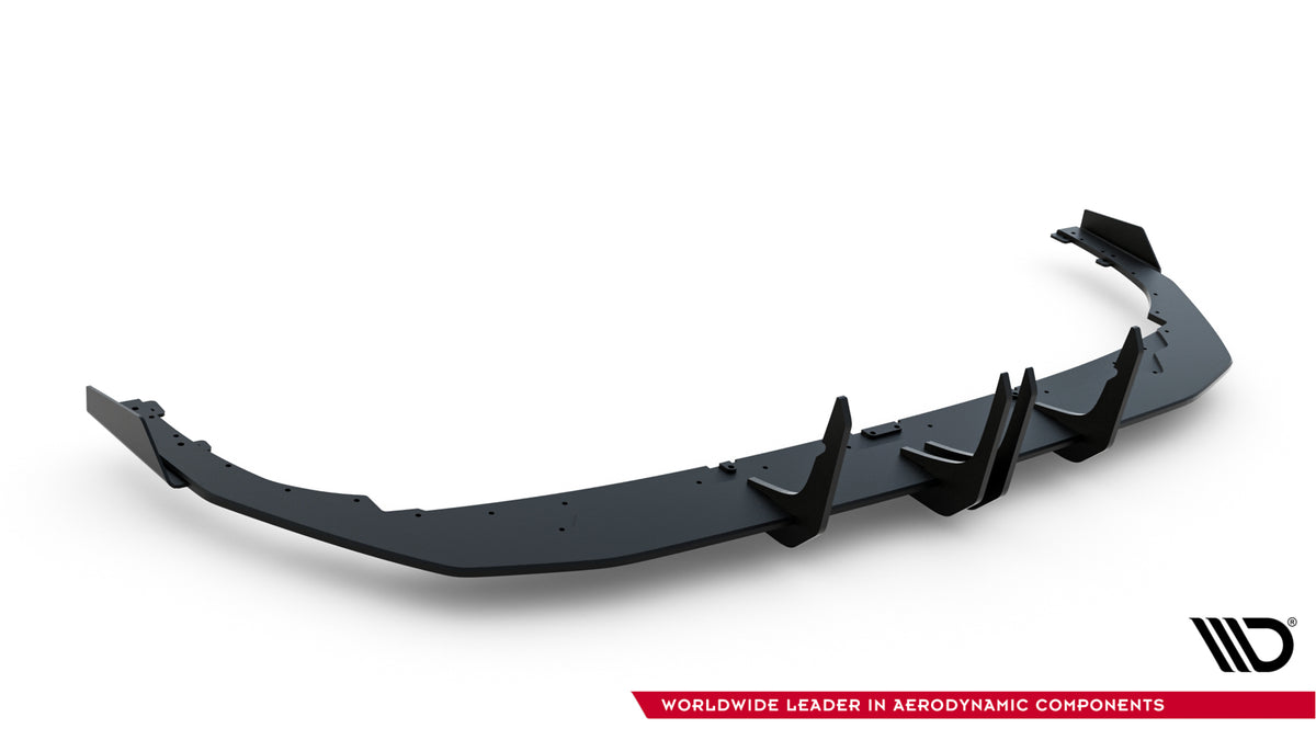 Audi RS3 8Y Facelift Sedan med påmontert V1 diffuser og flaps som gir et racing-inspirert design